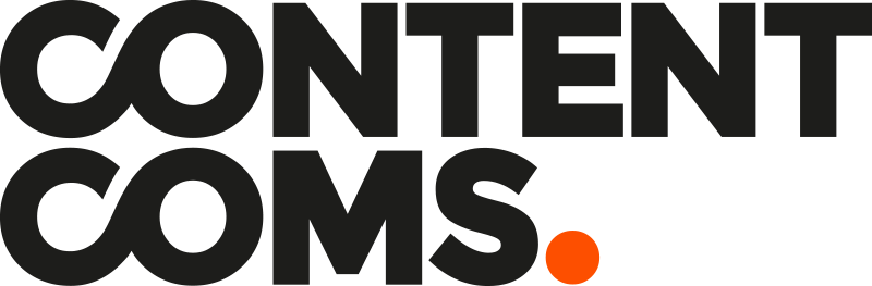 Content Coms - White Logo