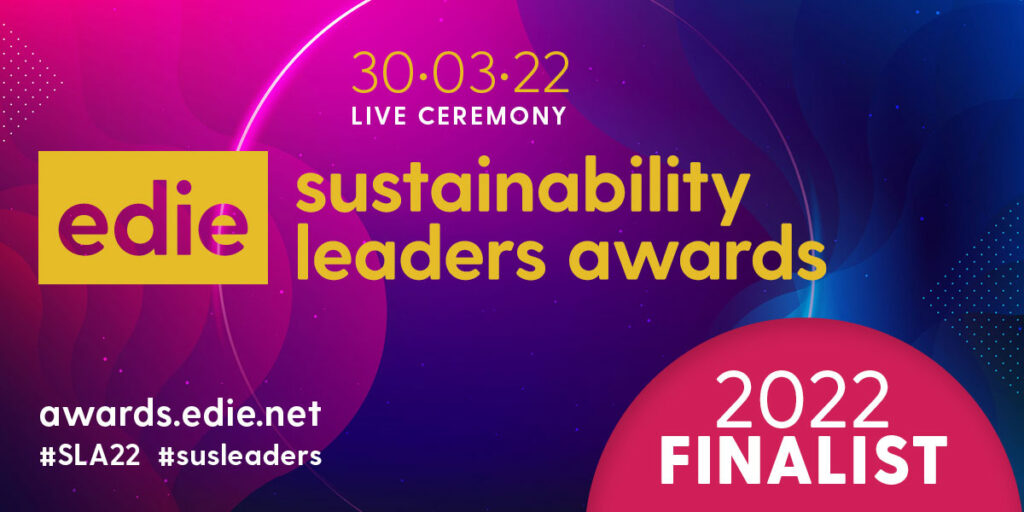 Edie Sustainability Leaders Awards - 2022 Finalist